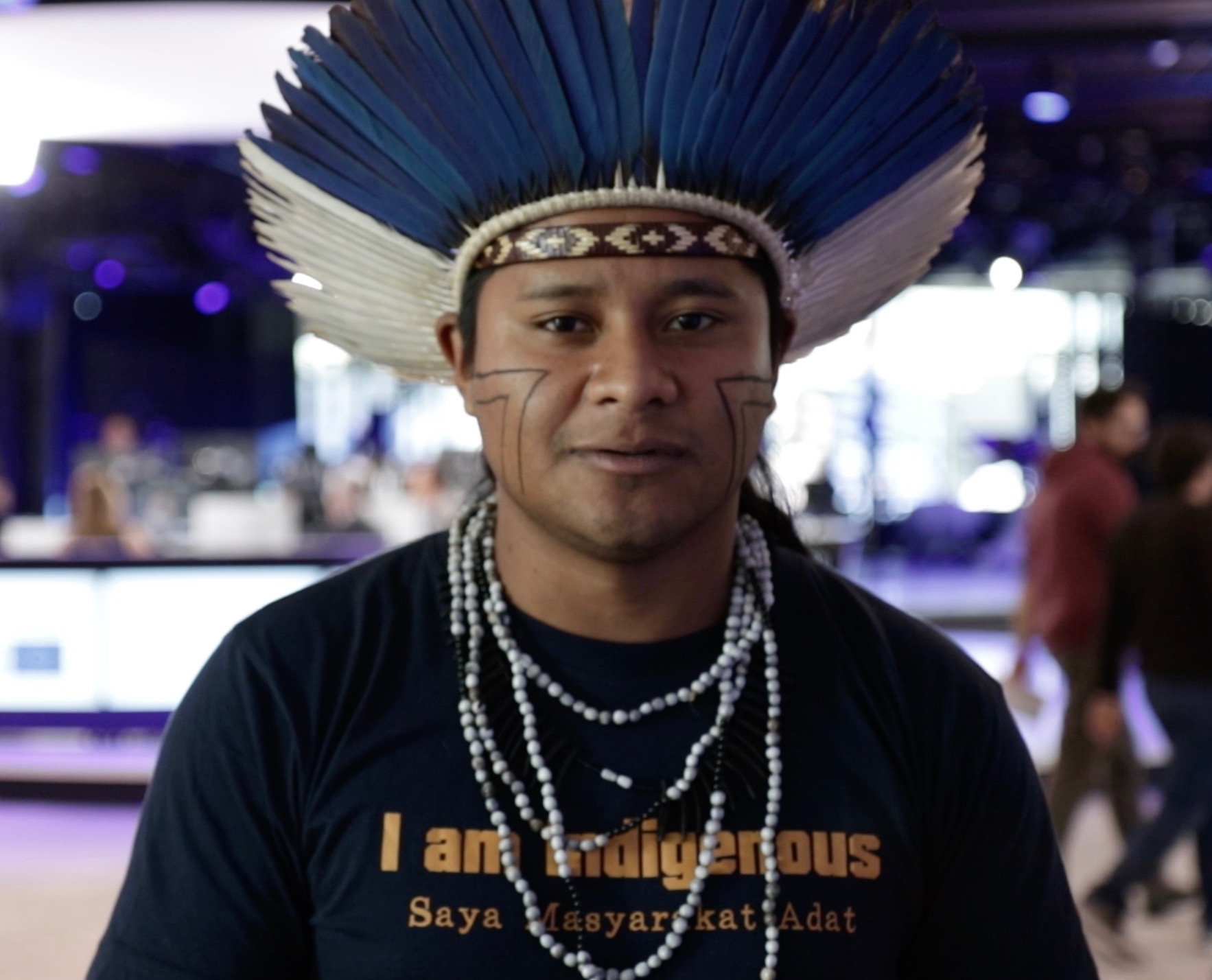 David Karai Popygua Guarani - indigenous leader Sao Paulo