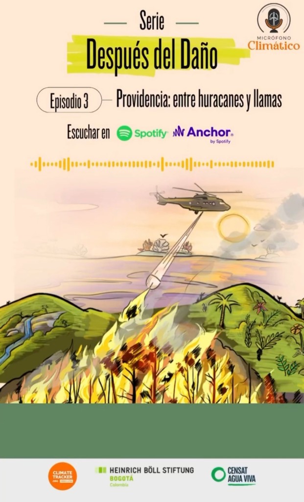 Cover of a podcast episode featuring María José Mejía