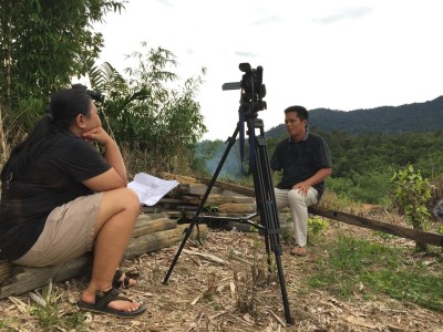 Pinarsita Juliana interviewing in the territory